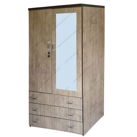 کمد لباس چوبی سه کشو : K 118